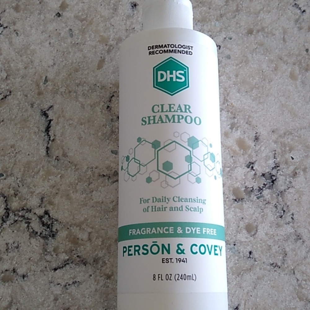 DHS Clear Shampoo for Cleaning Scalp & hair Fragrance Free 8.0 fl oz - NWT